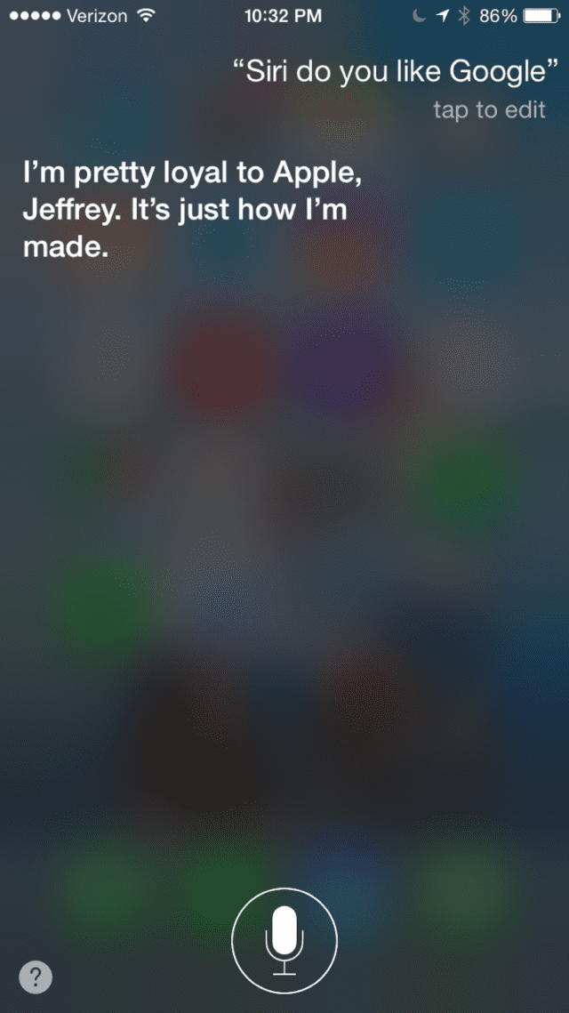 Where does Siri get her information?